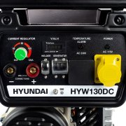 Hyundai HYW130DC  3.2kW / 4kVa Petrol Welder Generator, 120 Amp DC Welder